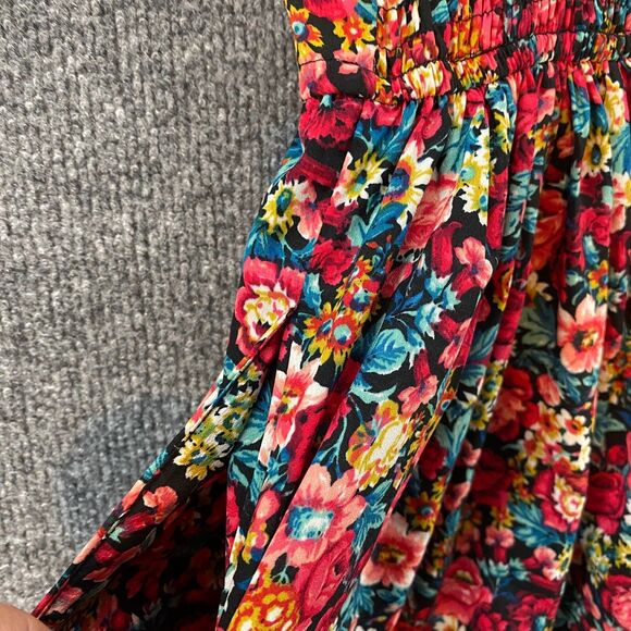 Band of Gypsie Dress Womens S Floral Sleeveless Fit Flare Cottage Pin Up Swing - Picture 3 of 10